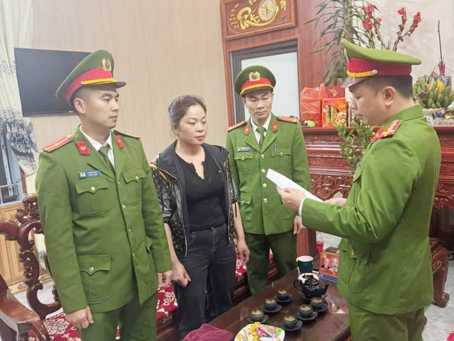 Cơ quan Công an tiến hành hoạt động tố tụng đối với Nguyễn Thị Mùi.