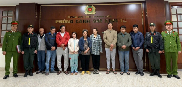 Các nghi phạm liên quan đến vụ án. Ảnh: CACC.