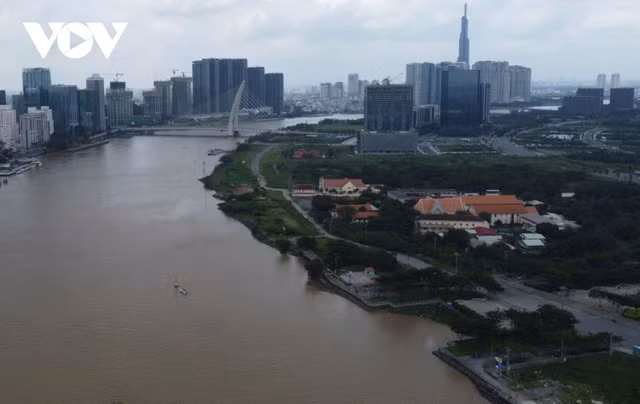 Khu vực Thủ Thiêm được kỳ vọng phát triển thành một trung tâm tài chính theo kiểu mới.