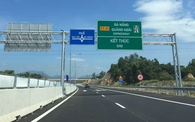 Cao tốc Đà Nẵng - Quảng Ngãi. Ảnh: BXD.