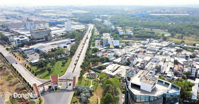 Khu công nghiệp Biên Hòa 2 được đề xuất chuyển đổi công năng giai đoạn sau năm 2045 để phục vụ tái thiết đô thị Biên Hòa. Ảnh: Phạm Tùng