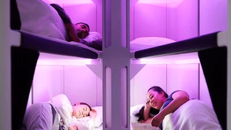 Hệ thống giường tầng của Air New Zealand thay đổi trải nghiệm cho phổ thông