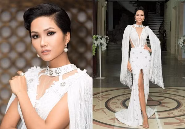 Hình ảnh của Đương kim Hoa hậu Hoàn Vũ Việt Nam 2017 được đơn vị nắm giữ bản quyền chăm chút rất kĩ, thử nghiệm với nhiều phong cách, kiểu tóc khác nhau mang tới cái nhìn đa dạng cho công chúng.