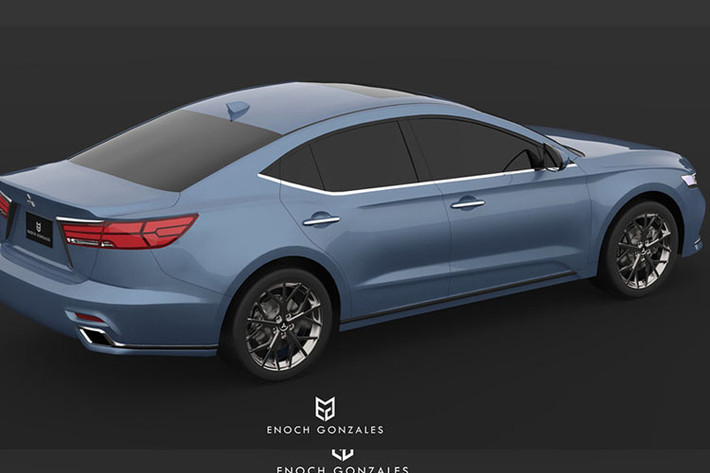 Sở dĩ đây được đồn đoán là thiết kế của mẫu Gallant bởi từng có thông tin trong vài năm tới Mitsubishi và các đối tác mới của mình là Renault và Nissan sẽ cho hồi sinh lại mẫu xe này.