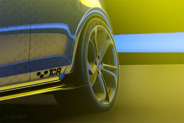 Tại đây, Volkswagen Golf GTI TCR 2019 hứa hẹn sẽ là tâm điểm của sự kiện lần này với ngoại hình hầm hố, lưới tản nhiệt và hốc gió to bản, bộ mâm hợp kim lớn cỡ 18 inch có hoa văn ấn tượng cùng bộ lốp mỏng.