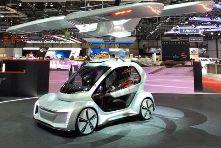 Ra mắt tại triển lãm xe hơi Geneva Motor Show 2018, mẫu xe bay Pop.Up Next là mô hình ý tưởng nằm trong dự án mà Audi và Italdesign từng tuyên bố cách đây một năm, cũng tại sự kiện này.