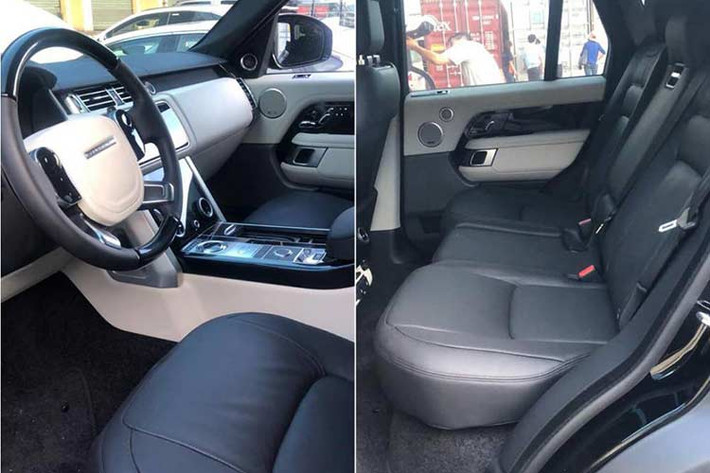 Chưa hết, Range Rover HSE Black Design 2018 còn được trang bị đầy đủ option như bệ bước điều khiển bằng điện cũng sơn màu đen cửa sổ trời Panorama. Điểm nhấn bên trong khoang lái ngoài ghế ngồi bọc da màu đen còn có một số chi tiết khác được bọc da màu kem tạo tính tương phản, ngoài ra một số chi tiết còn được ốp gỗ.