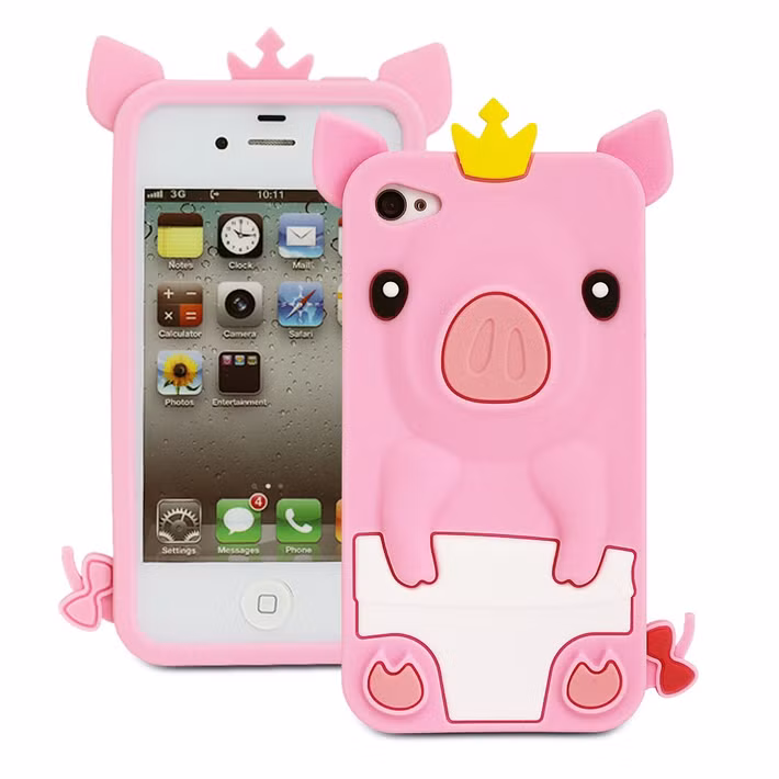 Ốp lưng hình chú heo hài hước. Ảnh: SF Planet.