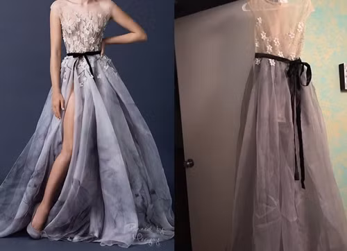 Cứ nhìn phần chân váy nhàu nhĩ và mỏng như lá lúa cùng sợi dây bèo nhèo rẻ tiền là tôi đã không muốn mặc nó đi đâu rồi!