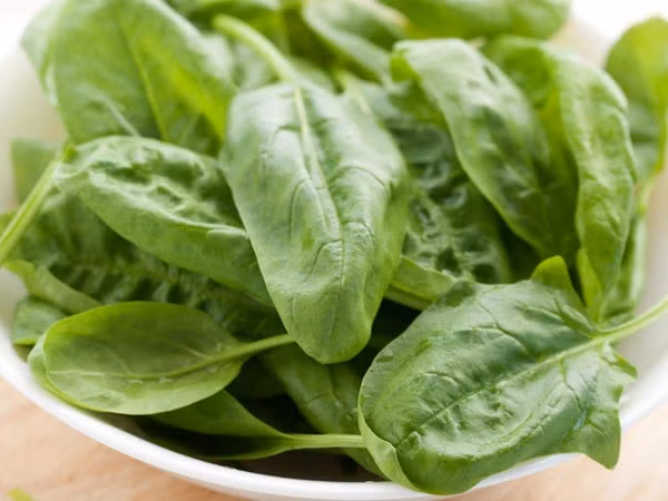 Các loại rau lá xanh tươi như cải xoăn, rau cải, cải bó xôi...là nguồn cung cấp canxi tuyệt vời. Chỉ 2 cốc rau cải chứa 394 mg canxi. Ảnh: Boldsky.