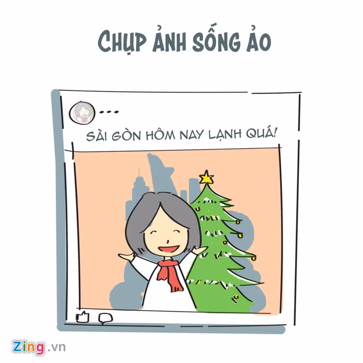 Mặc đồ mùa đông, xung quanh lại có vô số nơi trang trí đẹp mắt thì còn chần chừ gì mà không chụp vài bức ảnh "sống ảo". Chẳng cần tạo dáng cầu kỳ đâu, đôi khi chỉ run rẩy bên cây mai là bạn đã có một bức hình thật hợp mốt rồi!