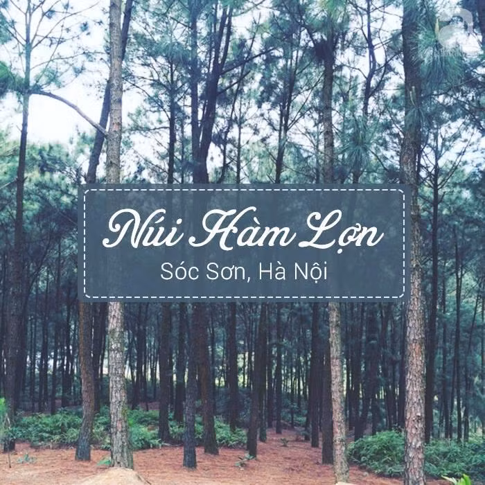 Nằm cách Hà Nội 40km theo hướng cao tốc Bắc Thăng Long - Nội Bài, núi Hàm Lợn thuộc dãy Độc Tôn, Sóc Sơn là địa điểm khá quen thộc với giới trẻ Hà Nội. Đỉnh núi hoang sơ cao 426m là địa điểm thích hợp dân thích leo trèo. Ảnh: Wiki-travel.