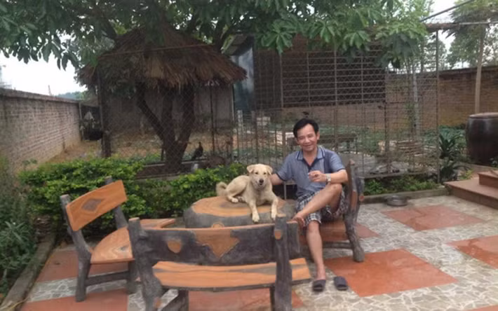 Ngoài cơ ngơi ở Hà Nội, Quang Tèo còn có một trang trại ở vùng ngoại ô.