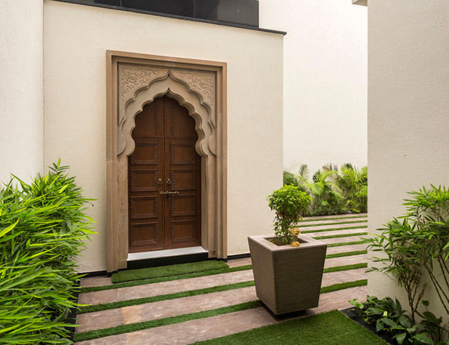 Khu vườn xanh mát đem lại sự thoáng đãng.