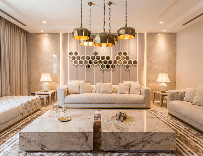 Thiết kế phòng khách sang trọng.