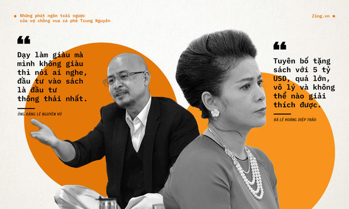 Bà Lê Hoàng Diệp Thảo cũng đã phản đối gay gắt việc Trung Nguyên thực hiện chương trình quảng bá, tặng sách với ngân sách 5 tỷ USD. "5 tỷ USD, tương đương hơn 110.000 tỷ đồng, một con số quá lớn, vô lý và không thể nào giải thích được. Thử làm phép tính, nếu 2 USD/cuốn sách thì với 200 triệu cuốn, tổng tiền cũng chỉ là 400 triệu USD. Vậy số tiền chênh lệch gấp gần 10 lần kia sẽ đi về túi ai?".