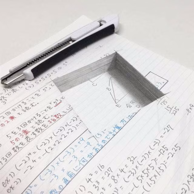 Khi môn Toán trở nên nhàm chán, Mozu đã khiến nó vô cùng thú vị với hình vẽ 3D sinh động này.