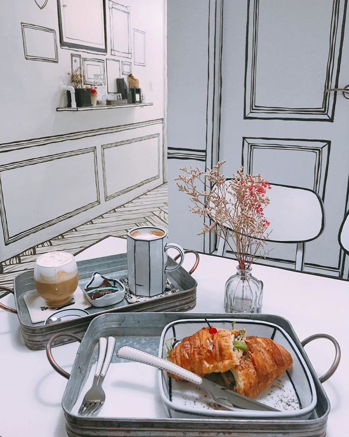 Một bức ảnh hệt như tranh vẽ.