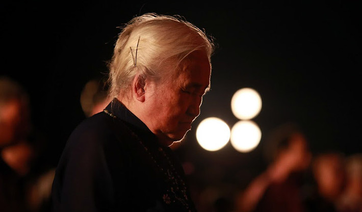 Mẹ Việt Nam anh hùng Đỗ Thị Nhuận được mời đến tham dự lễ tri ân.