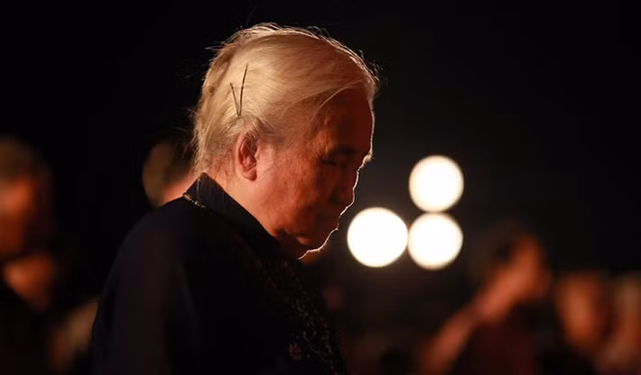 Mẹ Việt Nam anh hùng Đỗ Thị Nhuận được mời đến tham dự lễ tri ân.