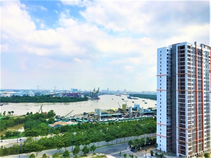 Tầm nhìn từ bên trong dự án New City Thủ Thiêm. Ảnh: blog.rever.vn.