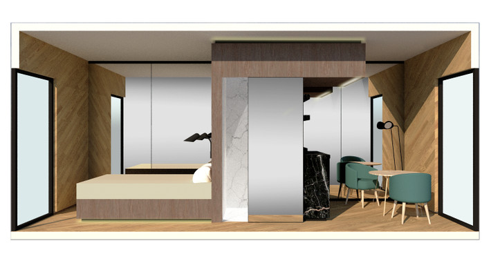 Đặc biệt, thiết kế thông minh của ngôi nhà cho phép chủ nhân của nó có thể tận dụng từng centimet không gian mà không hề gây ra cảm giác ngột ngạt, chật chội khó chịu nào.