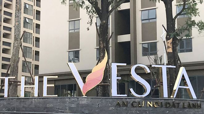 Dự án thứ 2 mà Hải Phát đang thế chấp tại ngân hàng là dự án nhà ở xã hội The Vesta (phường Phú Lãm, quận Hà Đông). Ảnh: Tinnhanhchungkhoan.vn.