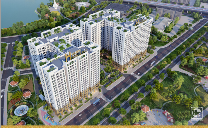 Đây chính là khu đất đang được Công ty CP Đầu tư Hải Phát Thủ đô phát triển dự án Hà Nội Homeland. Ảnh: Internet.