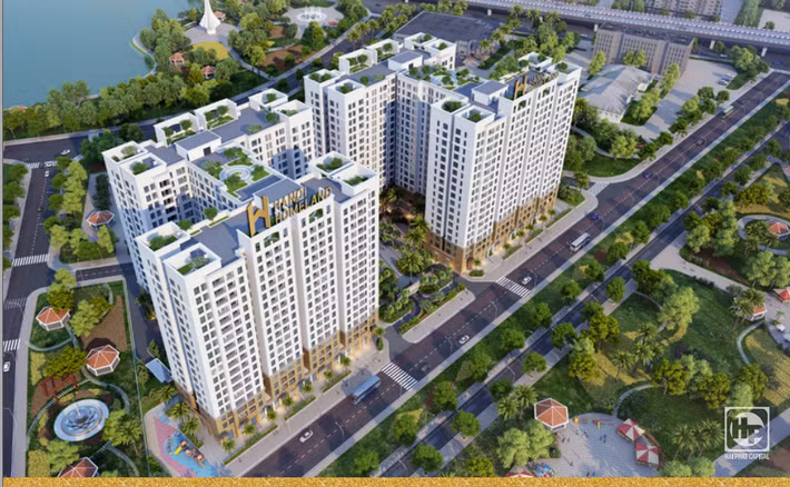 Đây chính là khu đất đang được Công ty CP Đầu tư Hải Phát Thủ đô phát triển dự án Hà Nội Homeland. Ảnh: Internet.