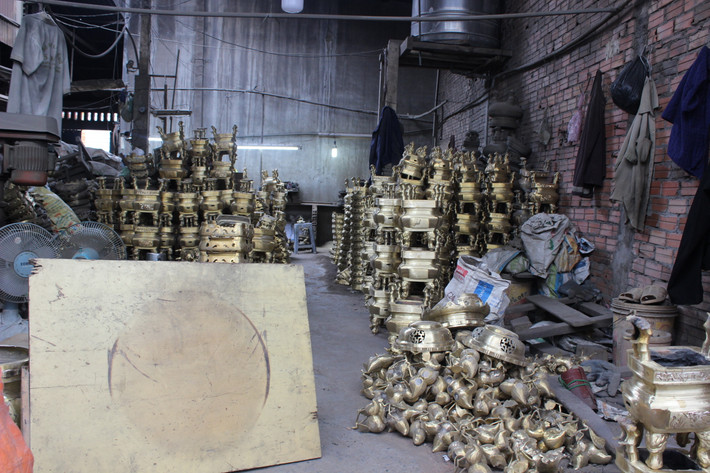 An Hội là làng nghề truyền thống có tuổi đời hơn 200 năm. Hiện nay, đây là làng nghề đúc đồng theo phương pháp thủ công duy nhất còn sót lại ở TP HCM.