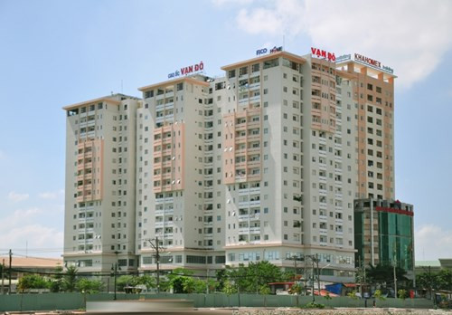 Tại TP. HCM, chung cư Vạn Đô (tại phường 1, quận 4) do công ty địa ốc FiCO làm chủ đầu tư tiếp tục bị Bộ Công an liệt kê danh sách vi phạm PCCC. Ảnh: Tổng đài địa ốc.