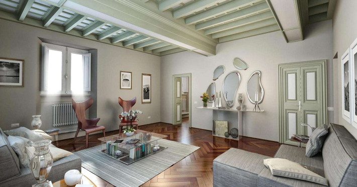 Dinh thự Palazzetto được thiết kế bởi kiến trúc sư Giacomo Della Porta vào thế kỷ 16 và được xây dựng từ năm 1580 and 1616. 