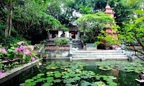 Thiết kế hồ sen dân dã, mát mẻ cho sân vườn. Ảnh: Kinhtedothi.