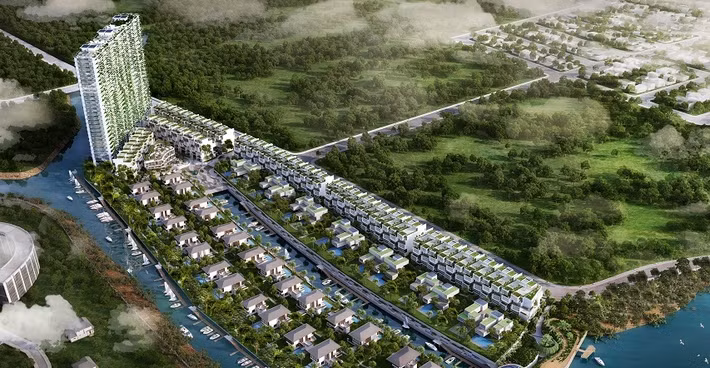 City Villa bao gồm 64 căn, 1 hầm và 5 tầng nổi và dự kiến bàn giao trong quý II/2018. Ảnh: Evergreen.