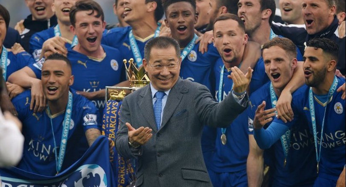 Đến mùa giải 2015 - 2016, Leicester City trở thành nhà vô địch của giải Ngoại hạng Anh. Nhờ đó, giá trị của Leicester City tăng gấp nhiều lần. Ảnh: Goal.