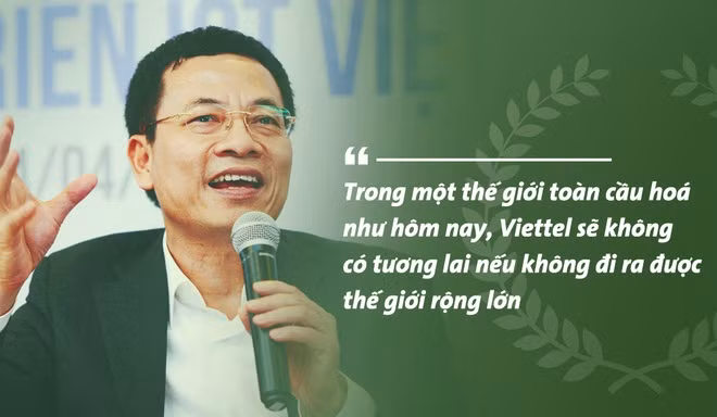 Phát biểu tại Đại hội Đảng bộ Viettel Global, ông Nguyễn Mạnh Hùng nhấn mạnh tương lai của tập đoàn phụ thuộc vào việc mở rộng đầu tư nước ngoài có thành công hay không. Ảnh: Cafebiz.