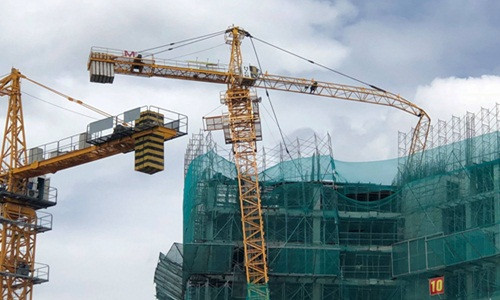 Topaz Elite bắt đầu mở bán từ tháng 6/2017 và dự kiến cuối năm 2019 có thể bàn giao nhà. Ảnh: Thegioitiepthi.