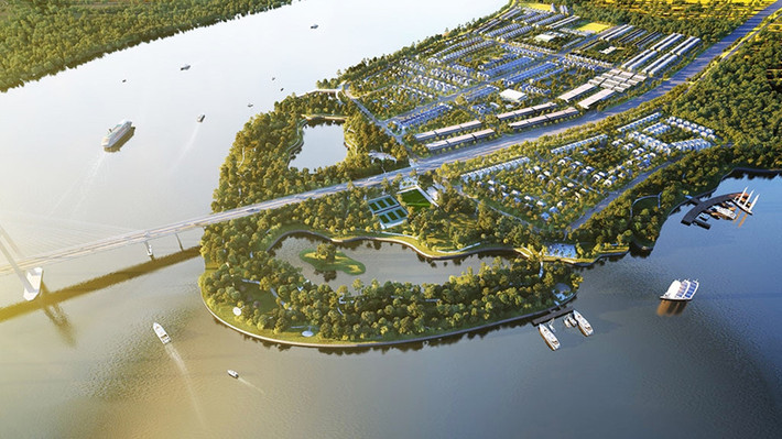 Phối cảnh khu dân cư Thạnh Mỹ Lợi trong tương lai.