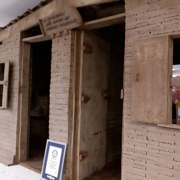 Ngôi nhà độc đáo được thiết kế cho sự kiện Expocolate ở Uberaba, một thành phố ở bang Minas Gerais của Brazil.