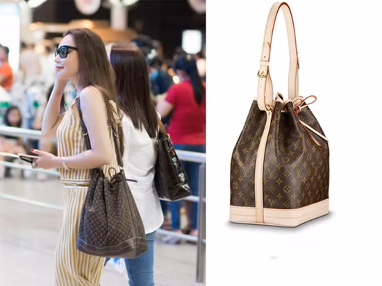 Túi xách Louis Vuitton Hồ Quỳnh Hương mang theo có giá bán gần 30 triệu đồng. Ảnh: Vietnamnet.