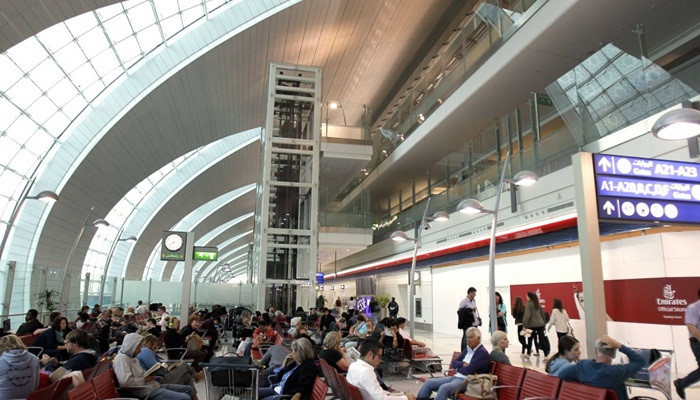 Trong năm 2017, sân bay quốc tế Dubai vận chuyển 88 triệu hành khách, 2,65 triệu tấn hàng hóa và 409.493 lượt máy bay. Ảnh: BI.