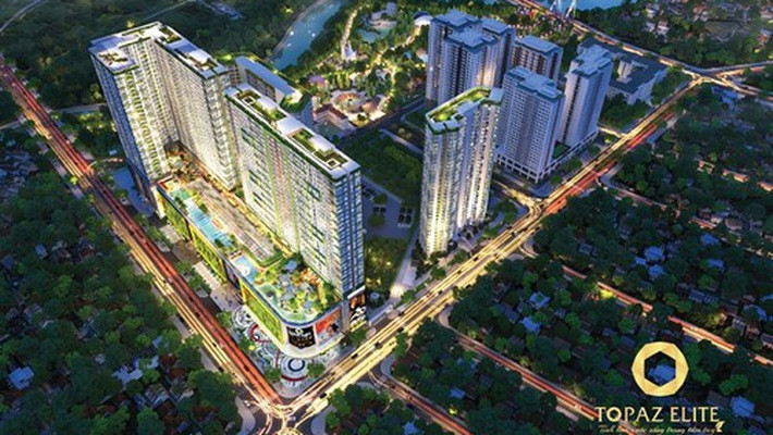 Topaz Elite được xây dựng nằm trong tổng thể dự án khu Công viên Văn hóa – Du lịch – Thể thao, tiếp giáp hai mặt tiền đường Tạ Quang Bửu và Cao Lỗ, phường 4, Quận 8, TP HCM. Ảnh: Topaz Elite.