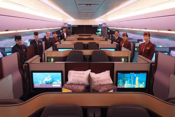 Mức độ riêng tư mà QSuite cung cấp được xem là số một thế giới, đặc biệt là dành cho các hành khách hạng thương gia.