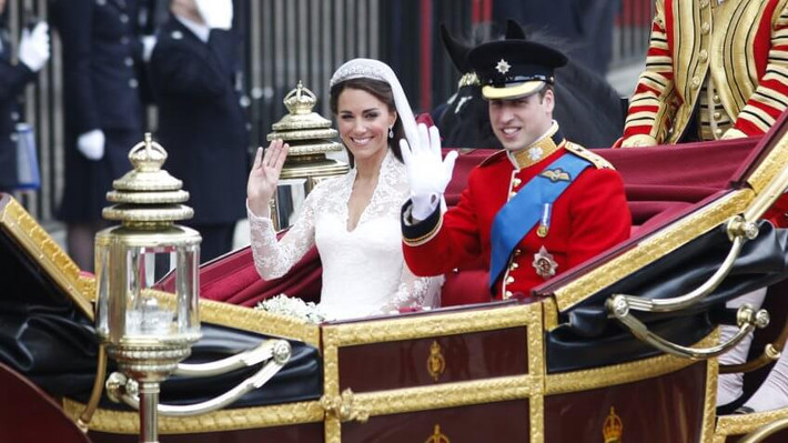 Chi phí cho đám cưới cổ tích của hoàng tử William và Công nương Kate được thống kê khoảng 34 triệu USD.