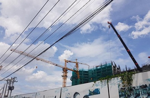 Dự án chung cư Topaz Elite do Công ty cổ phần thương mại dịch vụ - xây dựng kinh doanh Nhà Vạn Thái (Vạn Thái Land) làm chủ đầu tư. Ảnh: Infonet.