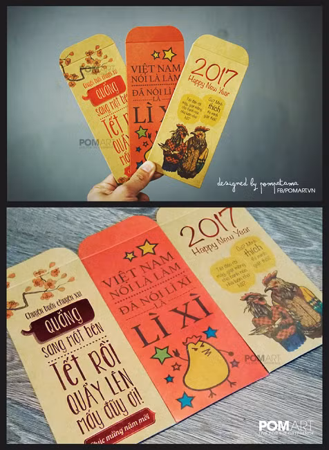 Những chiếc bao lì xì gắn kết mọi người với nhau hơn, từ đó thể hiện tình cảm, sự hy vọng vào một năm mới ấm áp, an lành và gặp thật nhiều may mắn đây cũng chính là ý mà nam diễn viên Mì Gõ hướng đến.