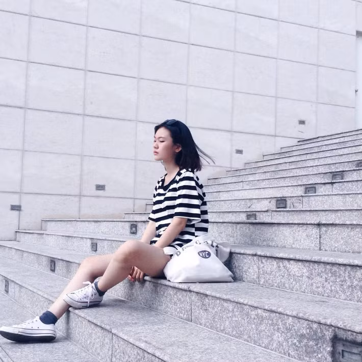 Thùy Dương xinh xắn như nhân vật trong truyện tranh.