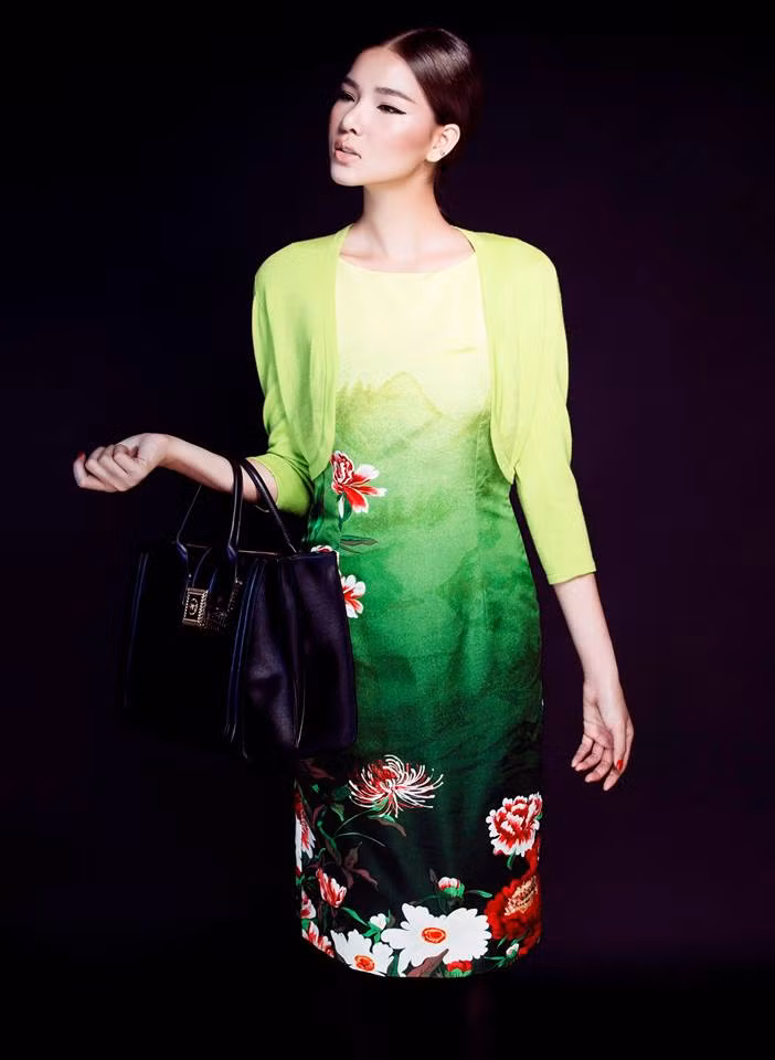 Kỳ Hân được đánh giá là khá nhuận sắc sau khi hạ sinh quý tử Cu Tỏi cho Mạc Hồng Quân. Ảnh trong bài: Facebook nhân vật.