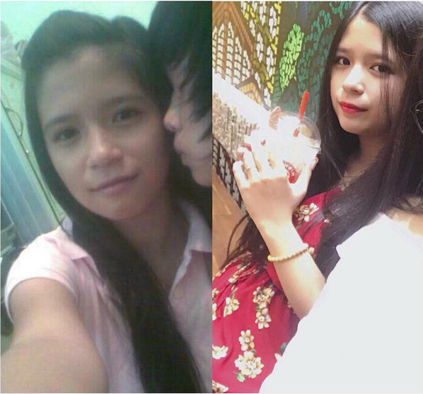 Không còn đôi môi nhợt nhạt, cô bạn này giờ đã tươi tắn và có hồn hơn rất nhiều.