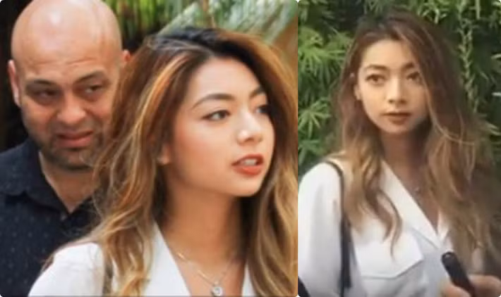 Vừa qua, cộng đồng mạng truyền tay nhau chia sẻ hình ảnh của "mỹ nhân áo trắng" bên võ sư Flores. Đi kèm với bức hình này là những lời khen ngợi nhan sắc xinh đẹp của cô gái giữ vai trò phiên dịch cho cao thủ Vịnh Xuân người Canada.